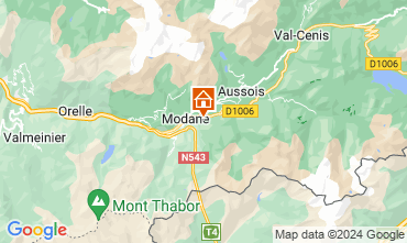 Map Modane Apartment 128690