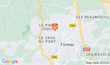 Map Aix en Provence Villa 117062