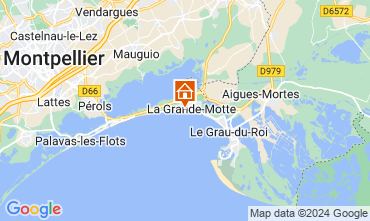 Map La Grande Motte Apartment 95068
