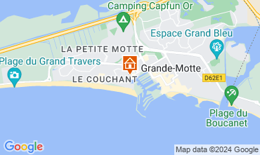 Map La Grande Motte Apartment 95068