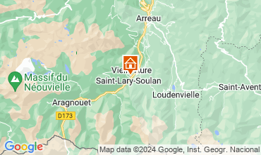 Map Saint Lary Soulan Apartment 126257