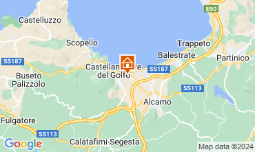 Map Castellammare del Golfo Villa 128845