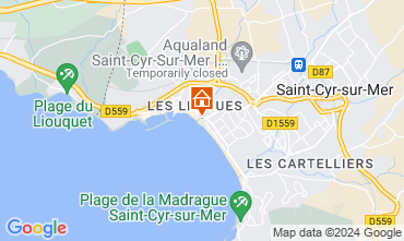 Map Saint Cyr sur Mer Apartment 119367