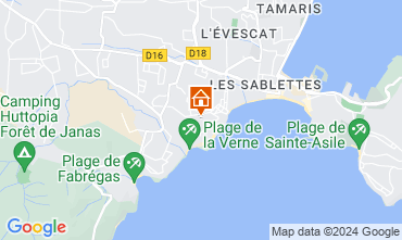 Map La Seyne sur Mer Apartment 124296