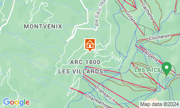 Map Les Arcs Studio 26873