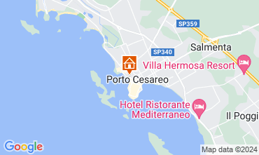 Map Porto Cesareo Apartment 87391