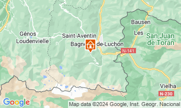 Map Luchon Superbagneres Apartment 4236