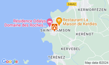 Map Morlaix Villa 80529