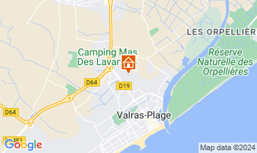 Map Valras-Plage Mobile home 81101
