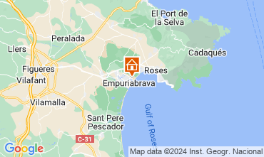 Map Empuriabrava Apartment 82724