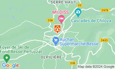 Map Besse - Super Besse Villa 112185