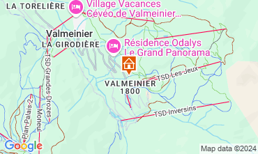 Map Valmeinier Apartment 117420