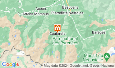 Map Cauterets Apartment 15298