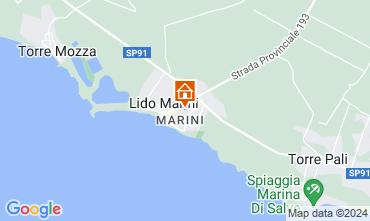 Map Lido Marini Apartment 113769