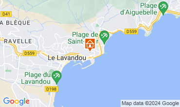 Map Le Lavandou Apartment 118987