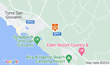 Map Ugento - Torre San Giovanni Villa 128252