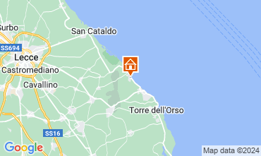 Map San Foca B&B 82785