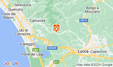 Map Camaiore Apartment 127172