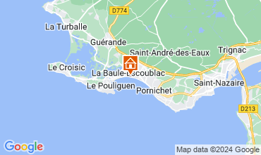 Map La Baule Studio 117768