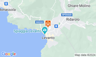 Map Levanto Villa 127865