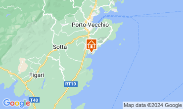 Map Porto Vecchio Villa 40852