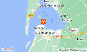 Map Arcachon Apartment 21709