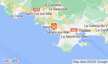 Map Sanary-sur-Mer Villa 119961