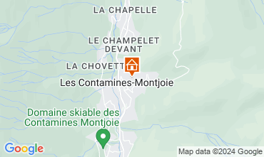 Map Les Contamines Montjoie Chalet 27332