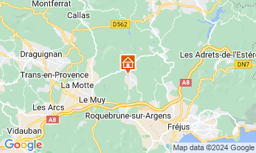 Map Roquebrune sur Argens Villa 76912