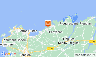 Map Trevou Treguignec House 126679