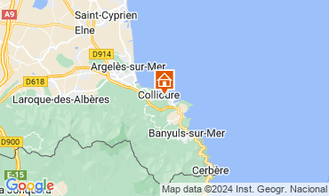 Map Collioure Bungalow 123516