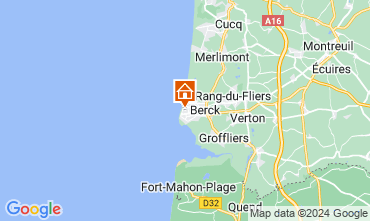 Map Berck-Plage Apartment 8881