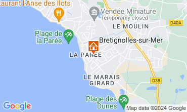 Map Bretignolles sur mer House 126362