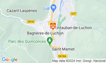 Map Bagnres-de-Luchon Apartment 118225