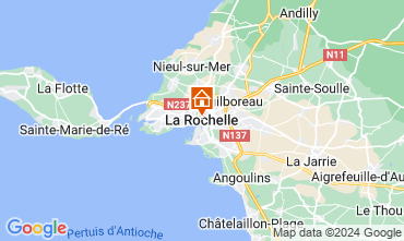 Map La Rochelle Apartment 106433