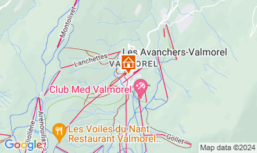 Map Valmorel Apartment 28417