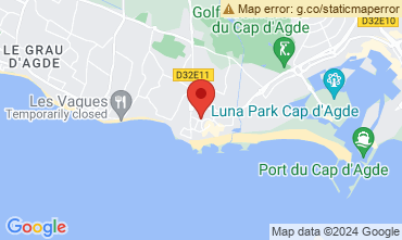 Map Cap d'Agde Apartment 99055