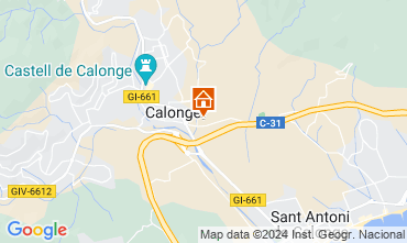 Map Calonge Villa 54458