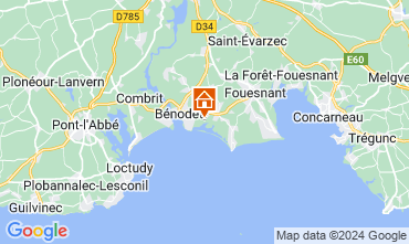 Map Benodet House 122953