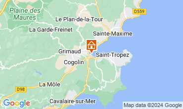 Map Saint Tropez Studio 107006