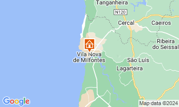 Map Vila nova de Milfontes House 126662