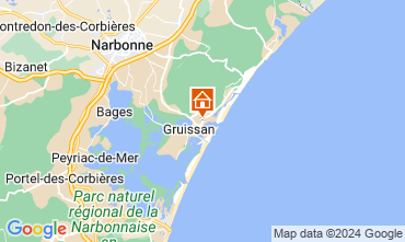 Map Gruissan Villa 127117