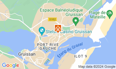 Map Gruissan Villa 127117