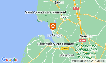 Map Le Crotoy Self-catering property 124418