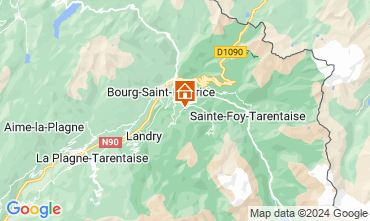 Map Les Arcs Chalet 128081