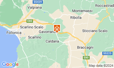 Map Gavorrano Self-catering property 80832