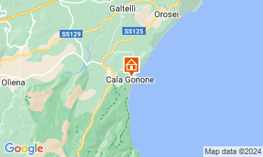 Map Cala Gonone Apartment 106360