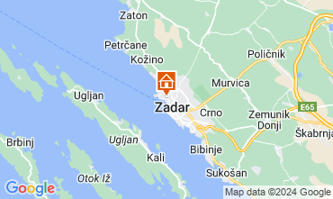 Map Zadar Apartment 24286