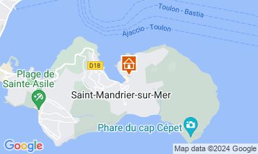 Map Saint Mandrier sur Mer Apartment 124877