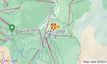 Map Les Arcs Studio 90792